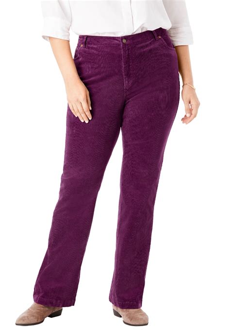 Woman Within Woman Within Plus Size Stretch Corduroy Bootcut Jean Jeans