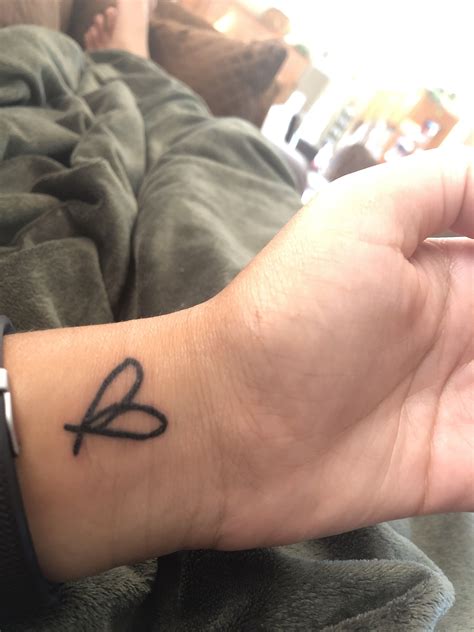Harrys Handwritten Heart So I Remember To Choose Love Always Tattoos