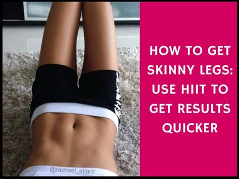 How To Get Skinny Legs Series Hiit For Fat Burning