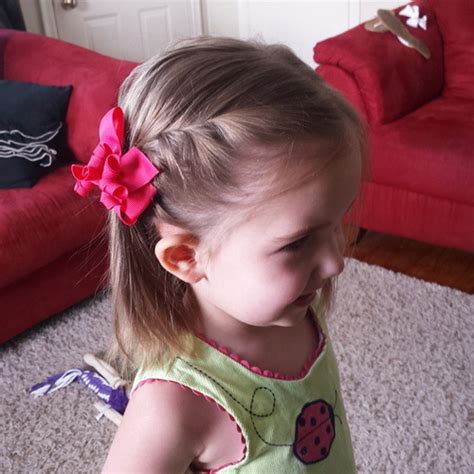 Easy to do and looks super cute, this bubble ponytail is going to be your baby girl's new favorite hairstyle for school. 50 Short Hairstyles and Haircuts for Girls of All Ages