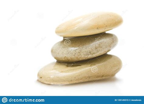 Pile Of Hot Massage Stones Beauty Spa And Body Care Styled Concept Stock Image Image Of