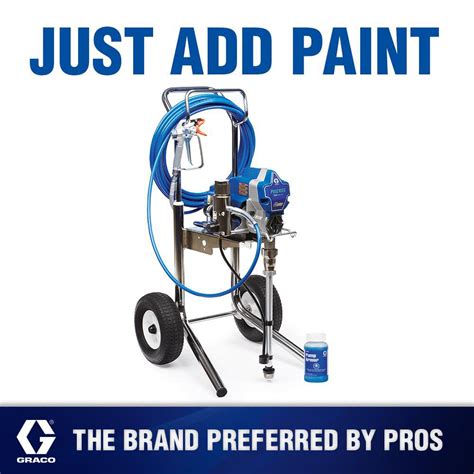 Graco Pro 210es Airless Paint Sprayer With Proconnect Cart 17c305