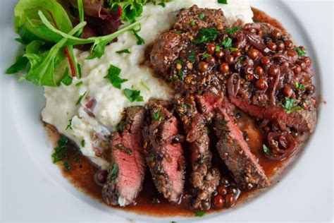 Press the crushed peppercorns all over the surface of the meat. Steak Tenderloin in a Pink Peppercorn Sauce - Closet Cooking