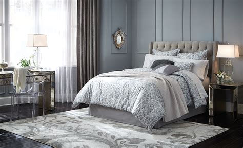 Hover over hotspots in the room to shop everything you need to recreate the look. Gray Bedroom Ideas - The Home Depot