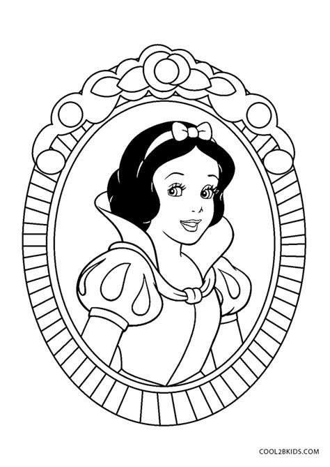 By best coloring pagesmarch 28th 2018. Free Printable Snow White Coloring Pages For Kids