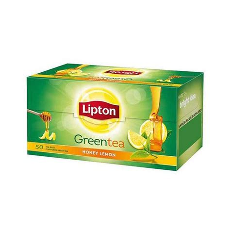 Lipton Green Tea Bag Honey And Lemon 50pc Buy Best Price In Online