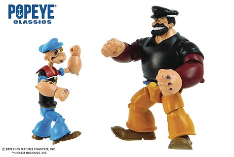 Boss Fight Studio Llc Popeye Classics Popeye Vs Bluto Px 112 Scale