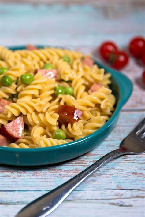 Or take it along to a potluck or cookout. ham and pea pasta - recipes | the recipes home