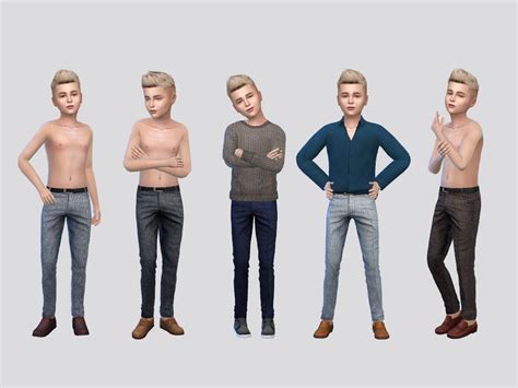 Sims 4 — Studio Formal Pants Boys By Mclaynesims — Tsr Exclusive