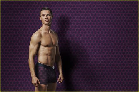 Cristiano Ronaldo Strips Down To His Underwear Puts His Abs On Display Photo