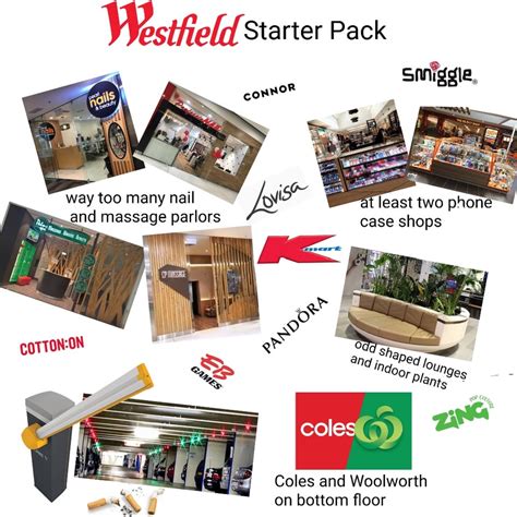 Australian Westfield Starter Pack Starterpacks