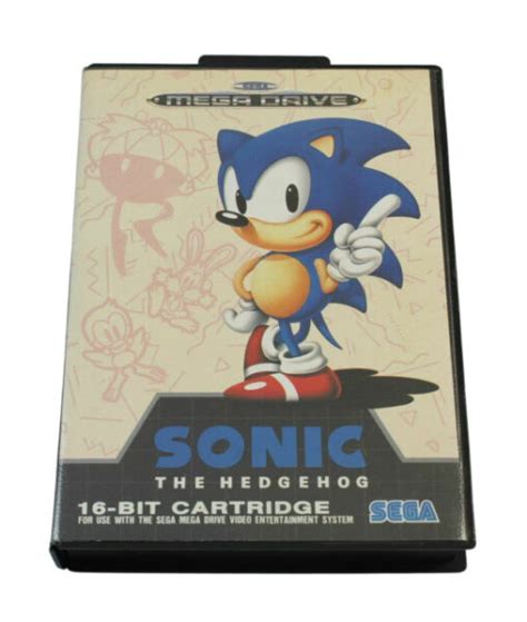 Sonic The Hedgehog Sega Mega Drive 1991 For Sale Online Ebay