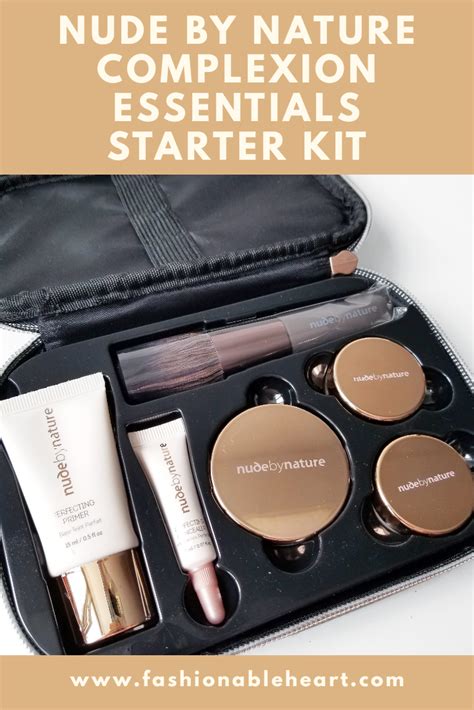 Fashionable Heart Nude By Nature Complexion Essentials Starter Kit In
