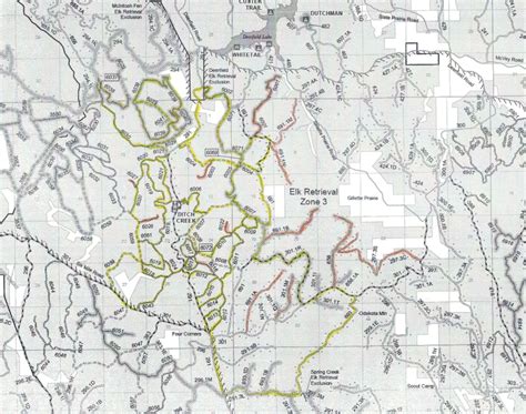 Ditch Creek Trailhead And Ditch Creek 62″ Trail System