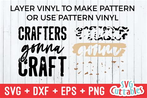 Crafters Gonna Craft Svg Crafting Cut File Svg Dxf Eps Etsy
