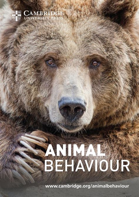 Animal Behaviour 2020 Books Catalogue From Cambridge University Press