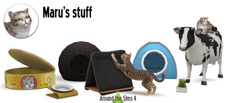 Around The Sims 4 Custom Content Download Pet Acccessories Cat