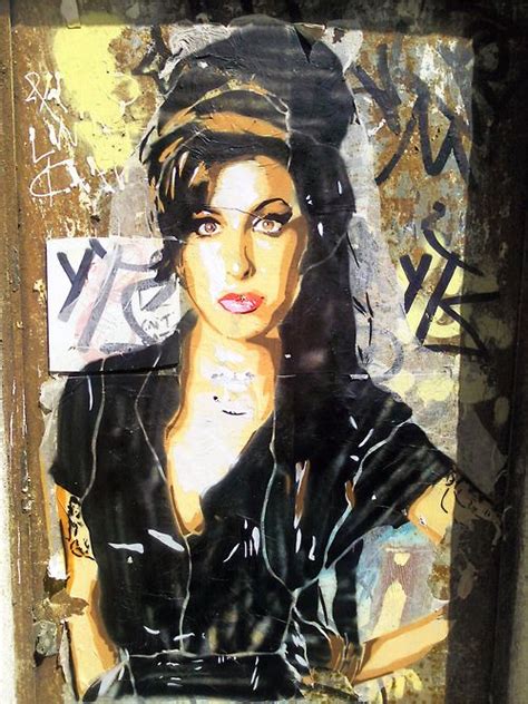 Graffiti En Bcn De Amy Winehouse Impresionante 3d Street Art Urban