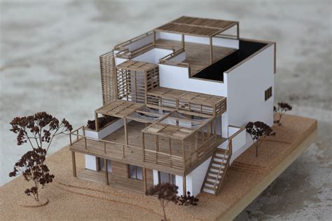 Wooden Architecture Model On Behance