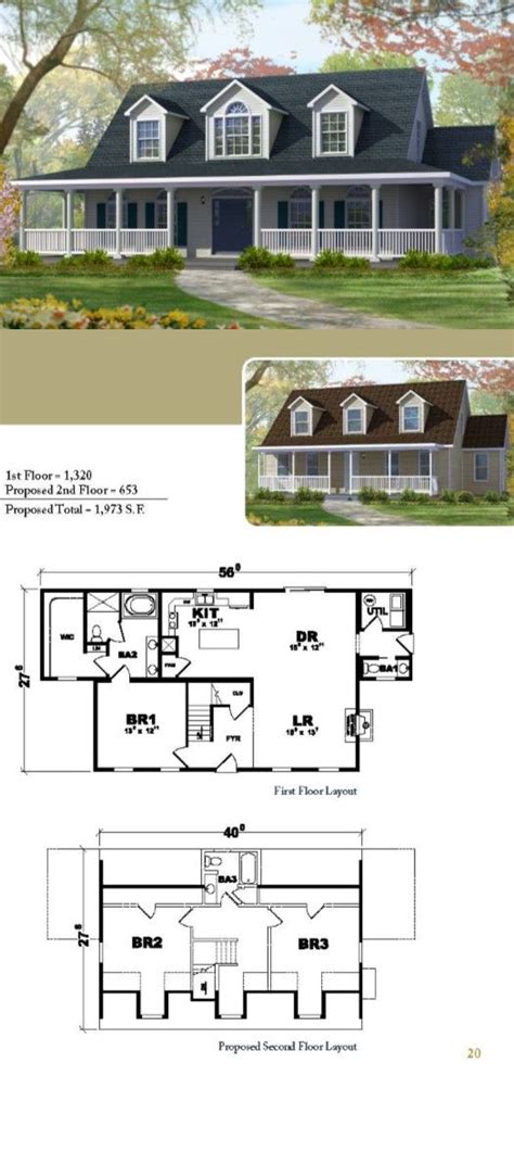 The Winchester A Cape Cod Style Home Floor Plans Apartment Floor