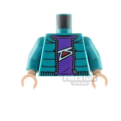 Lego Minfigure Torso Jacket With Zipper