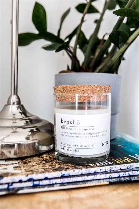 Kenshō N02 By Ethical Studio Scented Eco Friendly Soy Etsy Candle