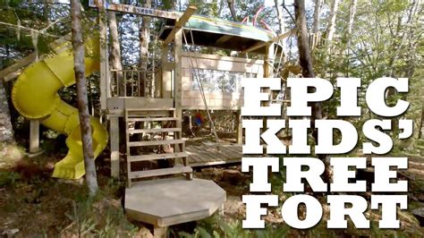 Second prize 1 128 5.5k. Epic Kids' Tree Fort - YouTube