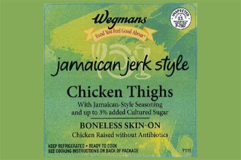 Public Health Alert Issued For Wegmans Jamaican Jerk Style Chicken
