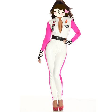 Best Price New Arrival Sexy Miss Racer Racing Car Driver Costume Super