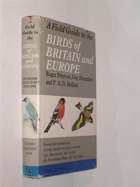 A Field Guide To The Birds Of Britain And Europe Bca 1974 Hc Books