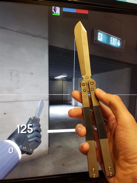 Not An Exact 1 To 1 Replica But A Nice Spy Butterfly Knife Tf2