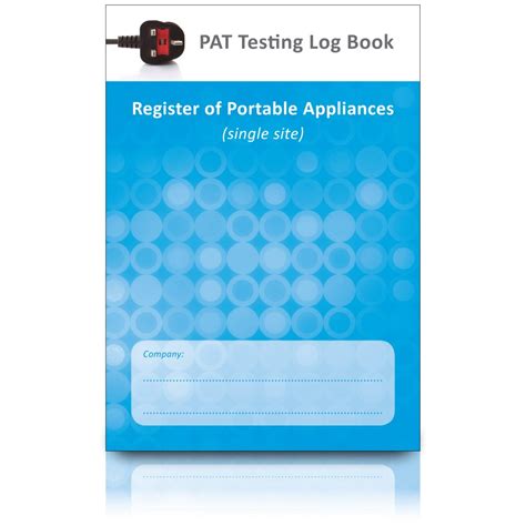 Certificates can be filled in onsite or at the office and then quickly printed or even emailed direct to your client. PAT Test Log Book & Register of Portable Appliances (Single Site) - PAT Testing Labels from ...