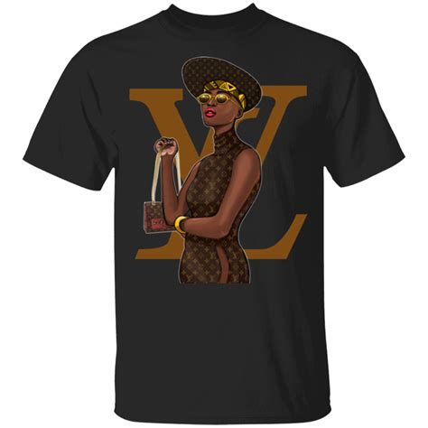 Black Louis Vuitton Youth T Shirt