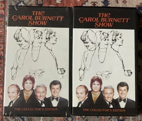 The Carol Burnett Show Vhs Set Of Seven Tapes Bernadette Peters