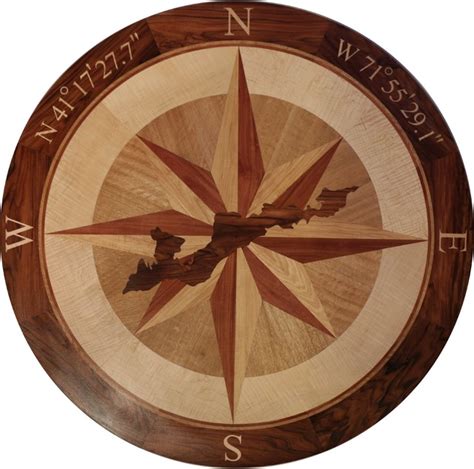 Leidke parim lennuvalik ühe klõpsuga veebilehel tickets.ee. Fisher's Island New York Floor Medallion Compass Rose entry