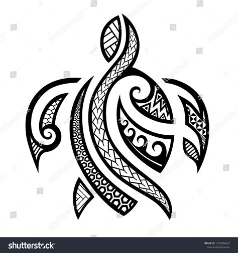 996 Polynesian tattoo turtle Images, Stock Photos & Vectors | Shutterstock