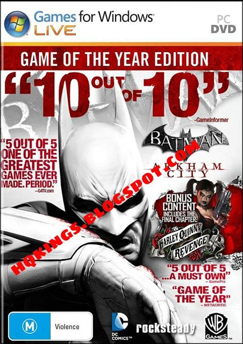 We thank those that have joined us to battle over the last. Batman Arkham City Game of the Year Edition-SKIDROW ~ HQ KINGS