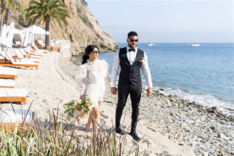 Descanso Beach Club Wedding Venue Catalina Island California Kaci