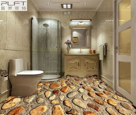 Brilliant 3d Floor Designs To Make A Small Bathroom Look Bigger Top