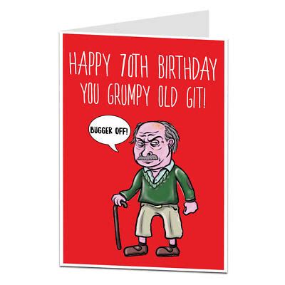 Funny Happy Th Birthday Card Today Rude Funny Offensive For Men Him Dad EBay