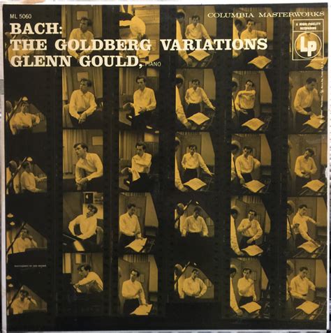 Bach Glenn Gould Bach The Goldberg Variations 1956 Vinyl Discogs