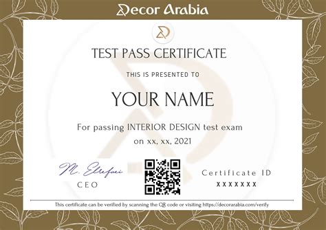 Certificate 100 200 2 