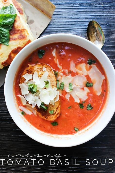 5 out of 5.299 ratings. 20-Minute Creamy Tomato & Basil Soup classic comfort food served in a bowl and devoured by way ...