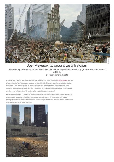 Aftermath World Trade Center — Joel Meyerowitz