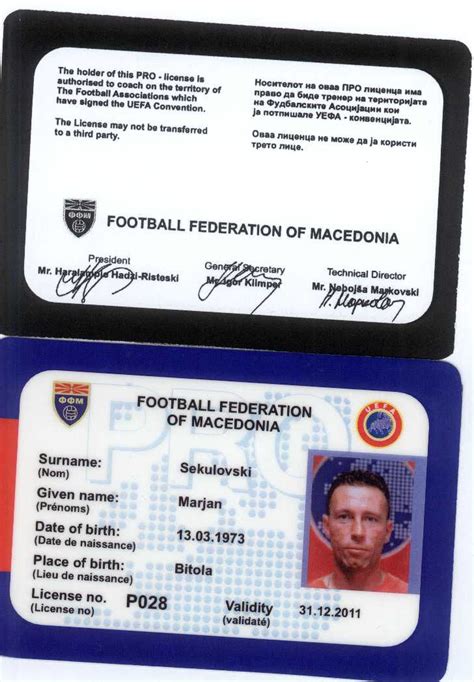Marjan Sekulovski Footballsoccer Coach Website