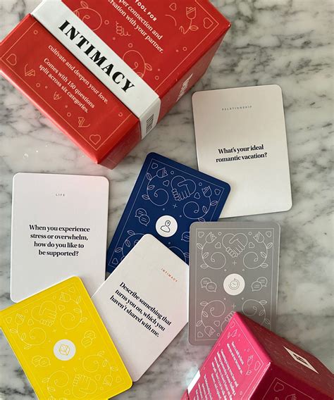 Have The Perfect Date Night In With This Intimacy Card Deck Intimacy Conversation Cards Deck