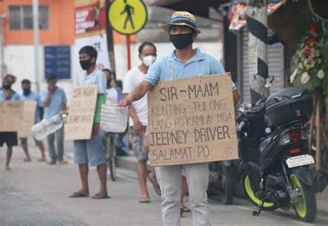 Hungry Homeless Jeepney Drivers Resort To Begging The Manila Times