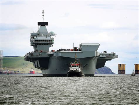 Hms queen elizabeth will first sail into the mediterranean. HMS Queen Elizabeth sails into home port for first time ...