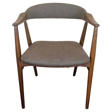 60s 70s Teak Armchair Desk Chair Th Harlev For Farstrup For Sale At
