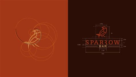Sparrow Bar Logo With Golden Ratio Grids By Dainogo On Deviantart
